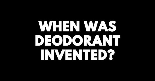 When Was Deodorant Invented?